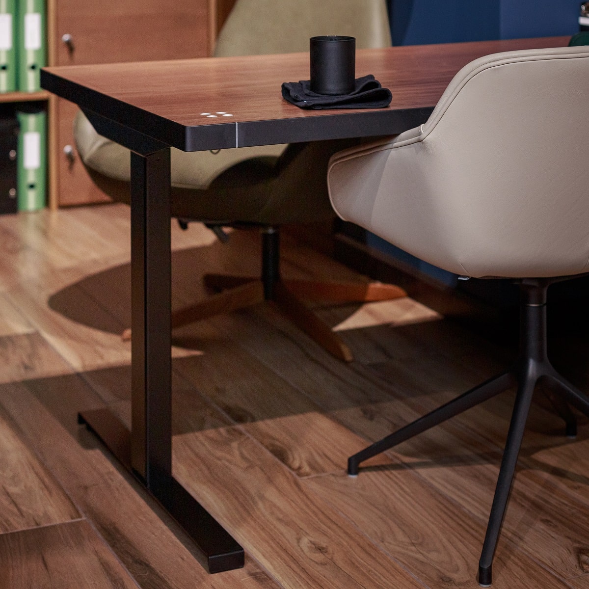 Misty Wood Smart Desk